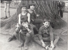 Gruppenfoto vier Jungs