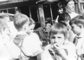 Kindergruppe im Tierpark