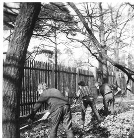 Arbeitseinsatz auf Kombinatsgelände